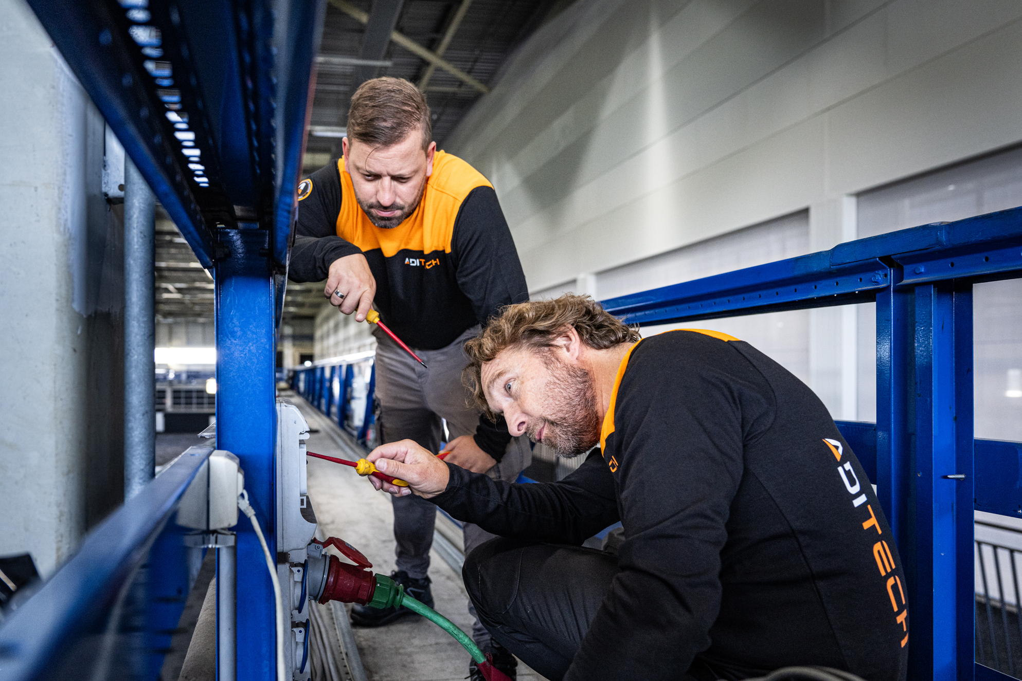 Eerste werkdag elektromonteur via een detacheerder